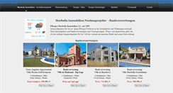 Desktop Screenshot of pflueger-marbella-immobilien.de